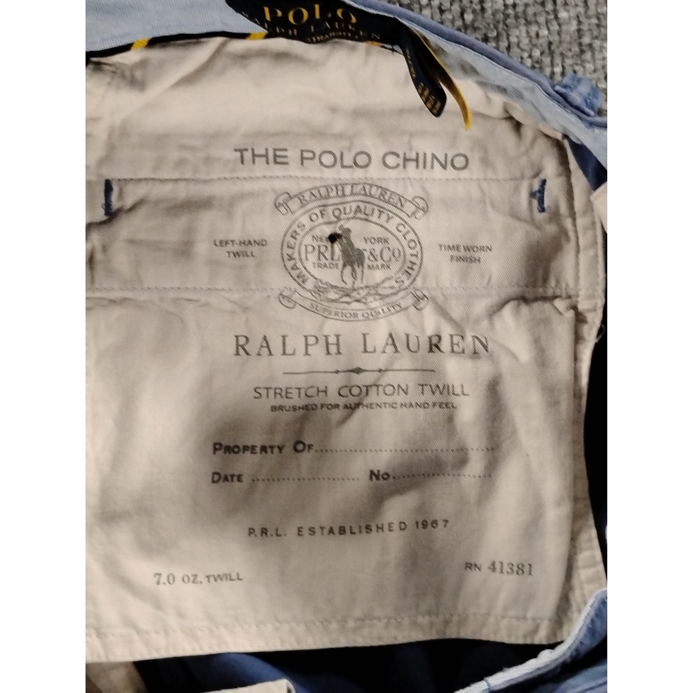 Polo Ralph Lauren Fit Chino Pants Nautical Embroidered Print AOP 32x32 - Picture 11 of 11